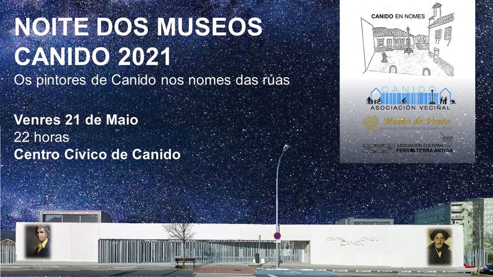 La proyección tendrá lugar el viernes 21 en la fachada del centro cívico de Canido