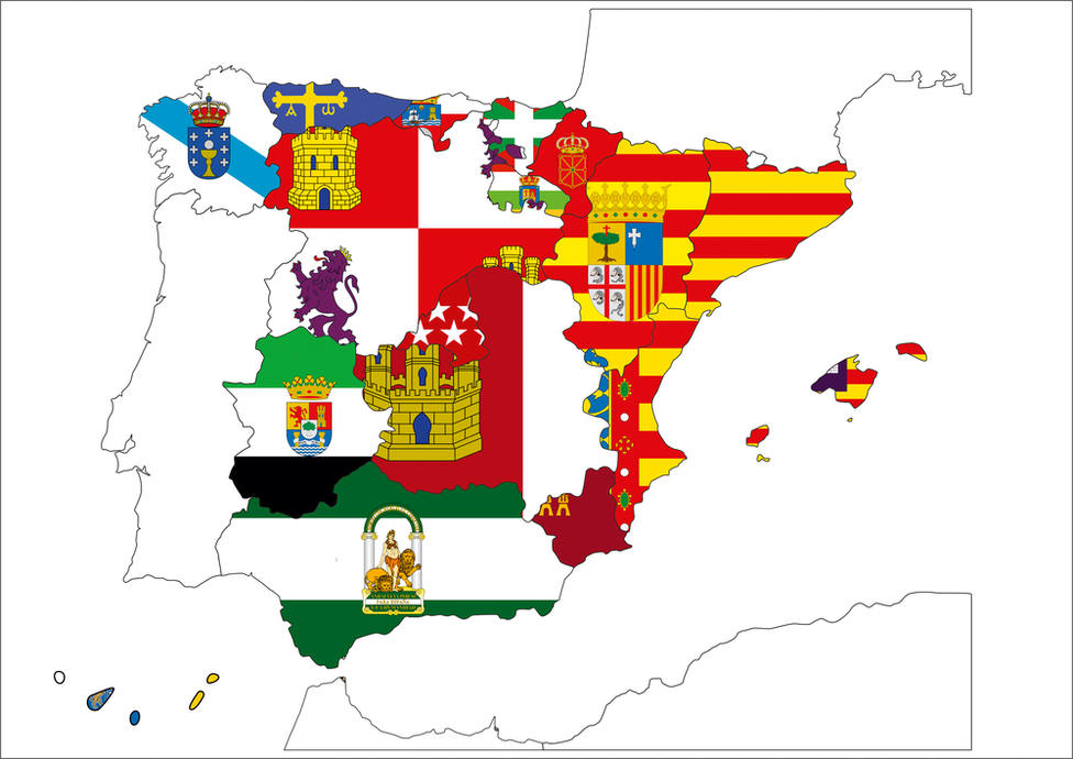 Este es el mapa de España con los postres más populares de cada región