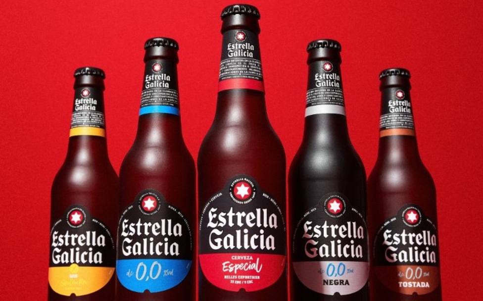 Gama de cervezas Estrella Galicia