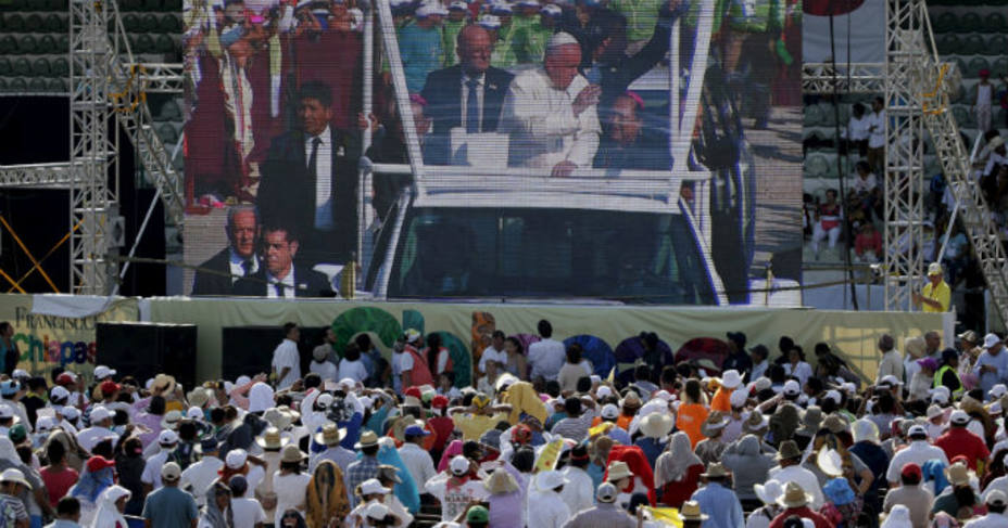 Misa del Papa. Foto: Reuters.