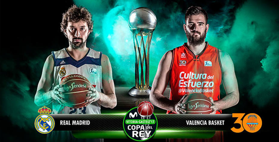 Real Madrid y Valencia Basket jugarán la final de la Copa del Rey 2017. @ACB.COM