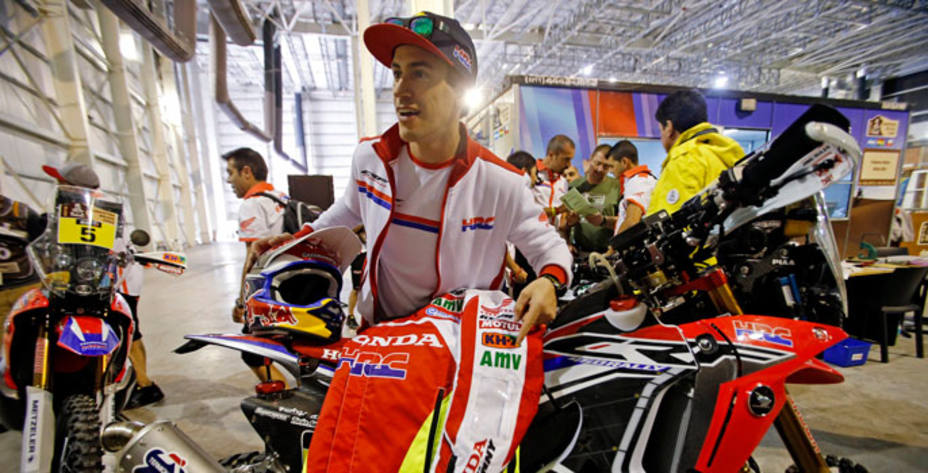 Joan Barreda busca la que sería su primera victoria en el Dakar. Reuters.