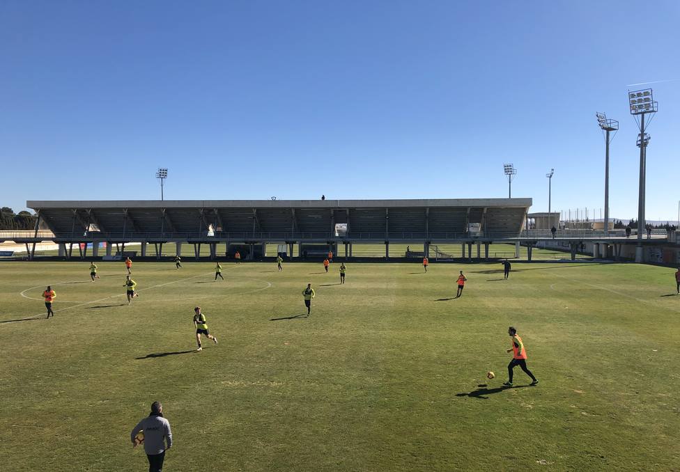 Entrenamiento del Albacete BP en la Ciudad Deportiva Andrés Iniesta