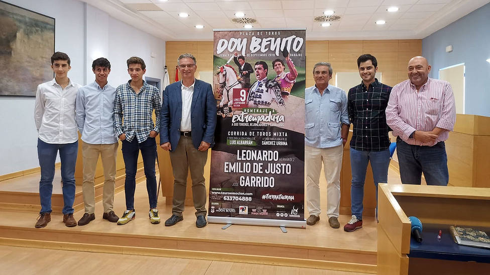 Acto de presentación de la feria taurina de Don Benito (Badajoz)