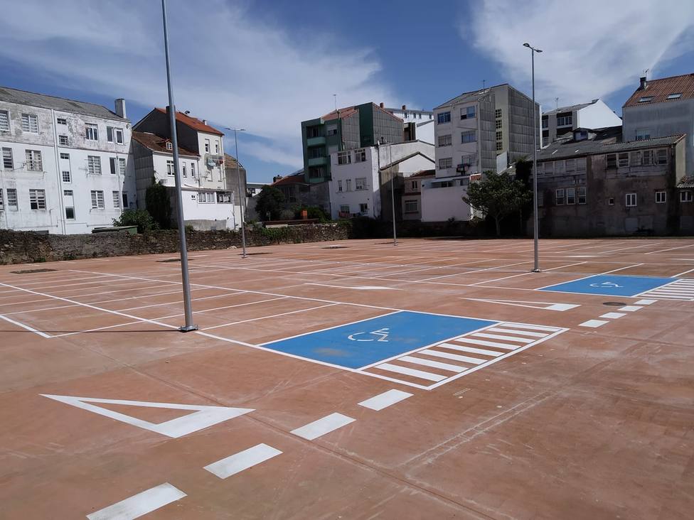 Nuevo parking de Canido - FOTO: Luis Taboada