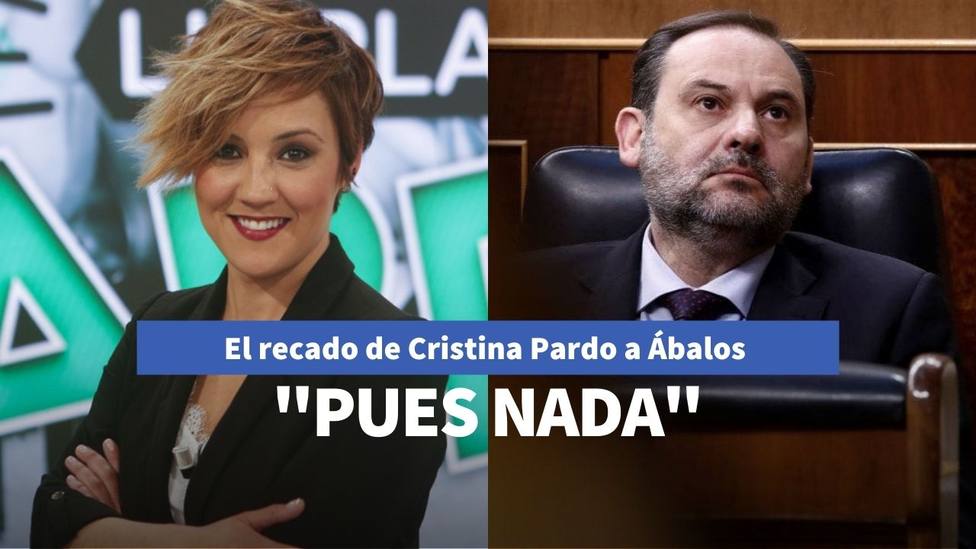 Cristina Pardo lee la cartilla a José Luis Ábalos por sus declaraciones sobre el estado de alarma