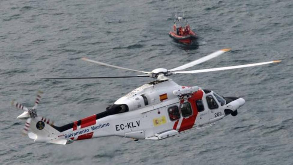 Helicóptero salvamento marítimo