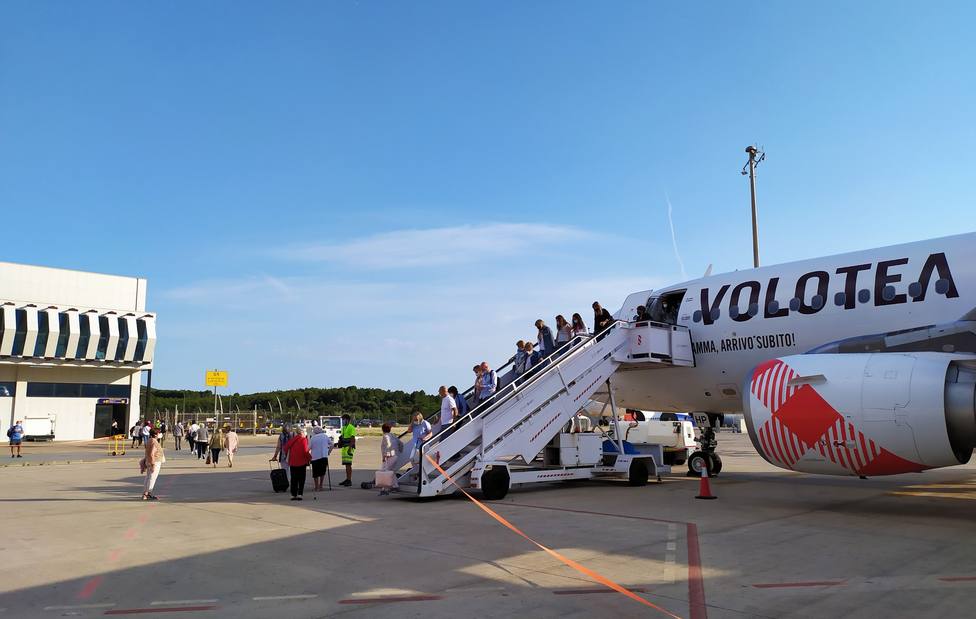 Volotea opera desde el aeropuerto de Castellón la ruta que enlaza con Bilbao