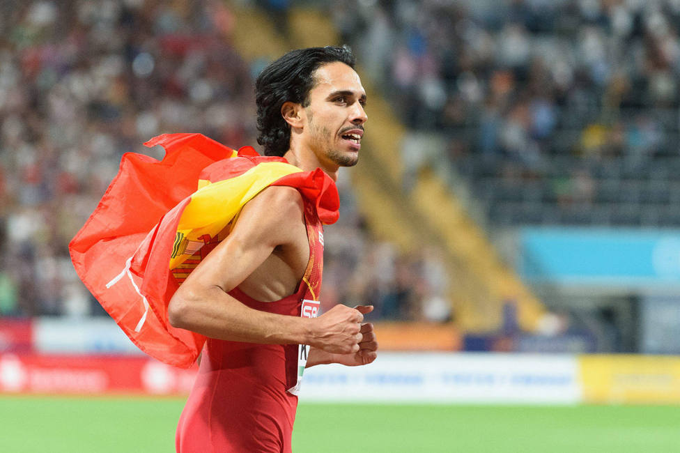 Mohamed Katir, medalla de plata en los 5.000 metros (EFE)