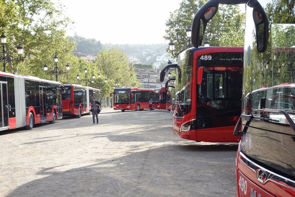 Granada.- ContinÃºa la huelga de los autobuses tras no llegarse a un acuerdo en el Sercla