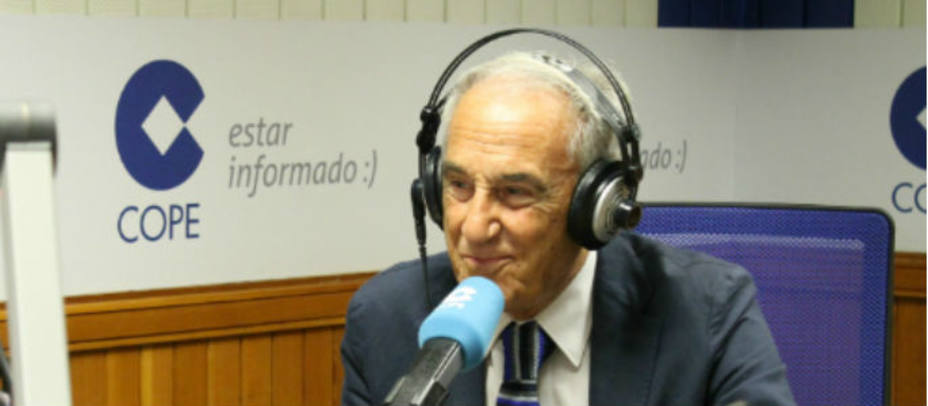 José María Carrascal en COPE. Archivo