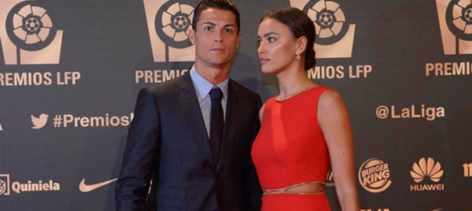 Cristiano Ronaldo, junto a su pareja Irina (FOTO: LFP)