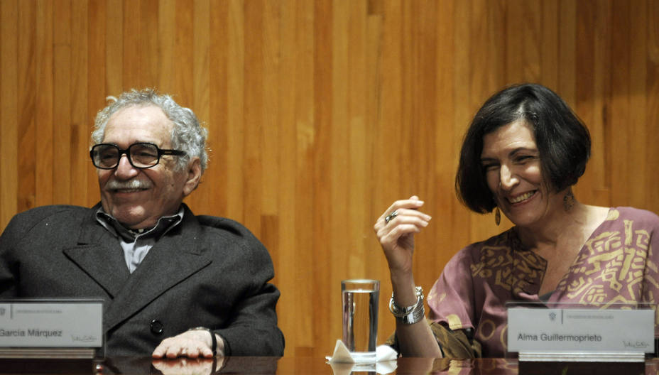 Gabriel Garcia Marquez junto a Alma Guillermoprieto