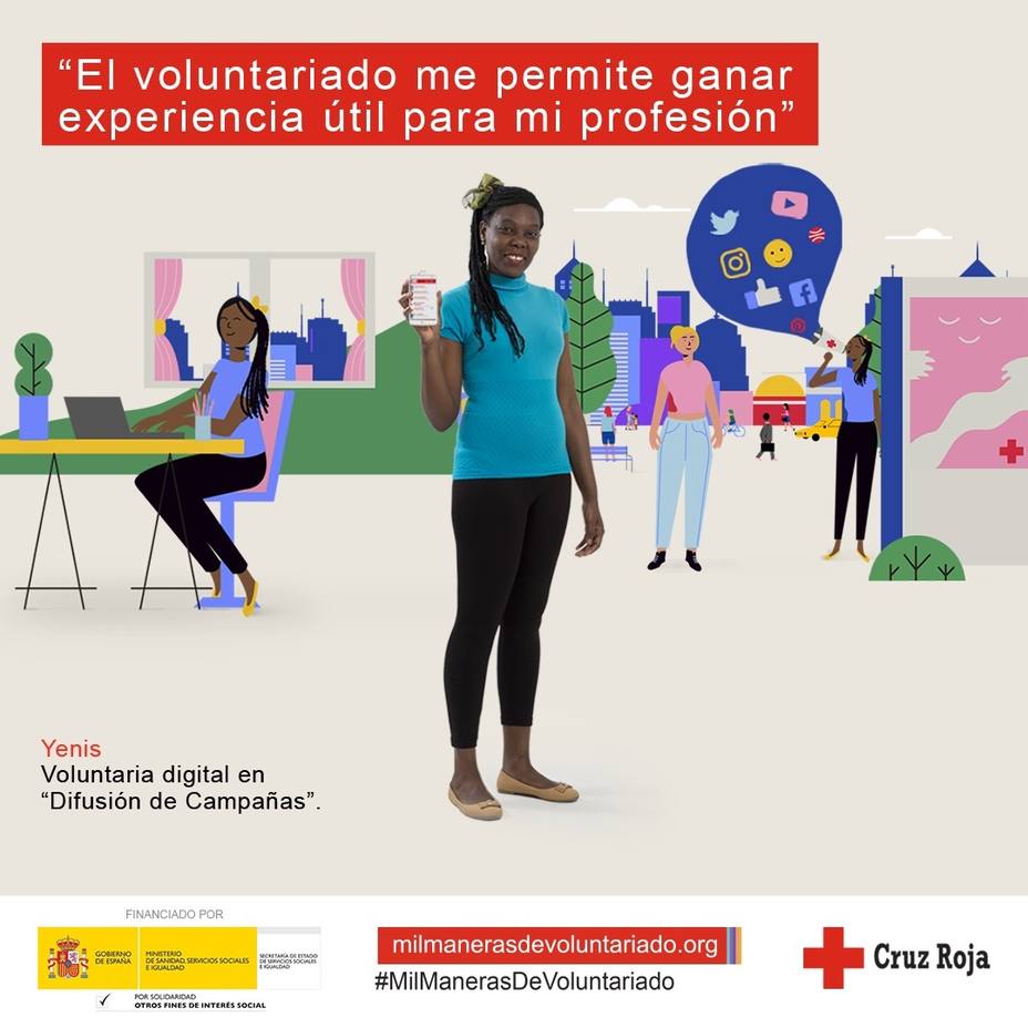 Cruz Roja lanza una campaña para recordar que hay mil maneras de hacer voluntariado