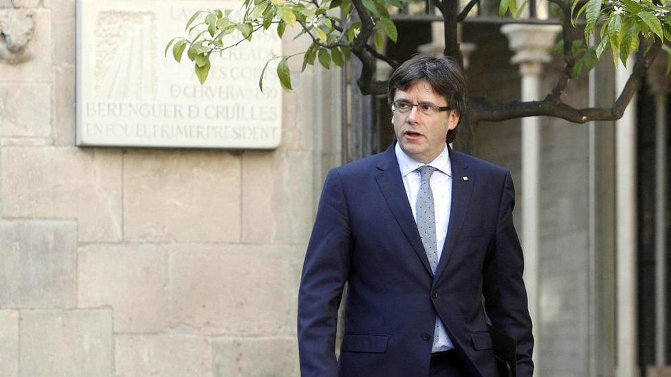 El expresidente autonómico Carles Puigdemont