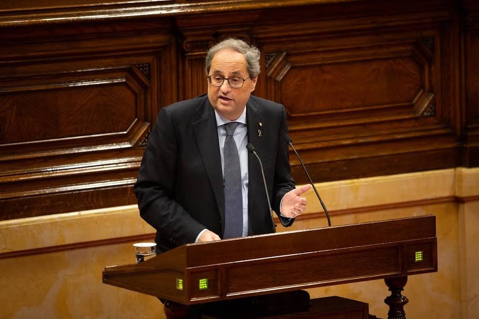 Torra cree que Cataluña no tendrá las cuentas que querría hasta conseguir la independencia
