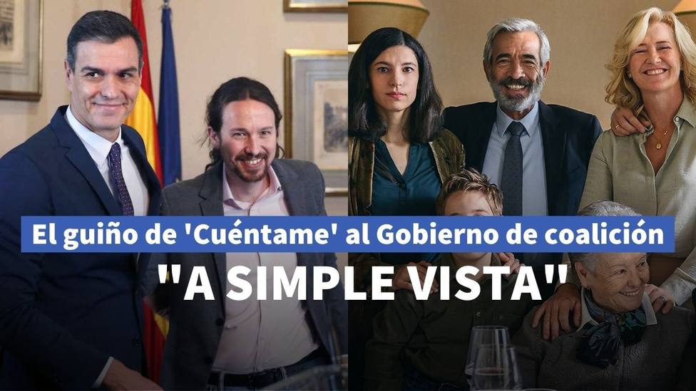 TVE cuela a Sánchez e Iglesias en ‘Cuéntame’ con su último guiño al Gobierno: a simple vista