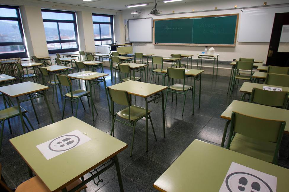 Bajan los casos en los centros de educativos de Lugo pero aumenta el número de aulas cerradas