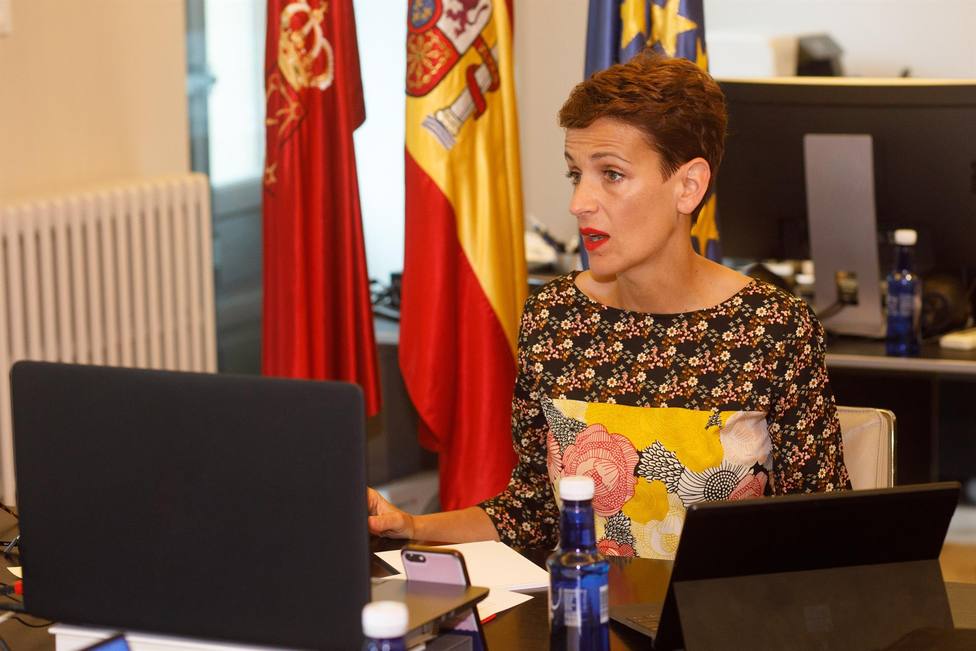 María Chivite, presidenta de Navarra