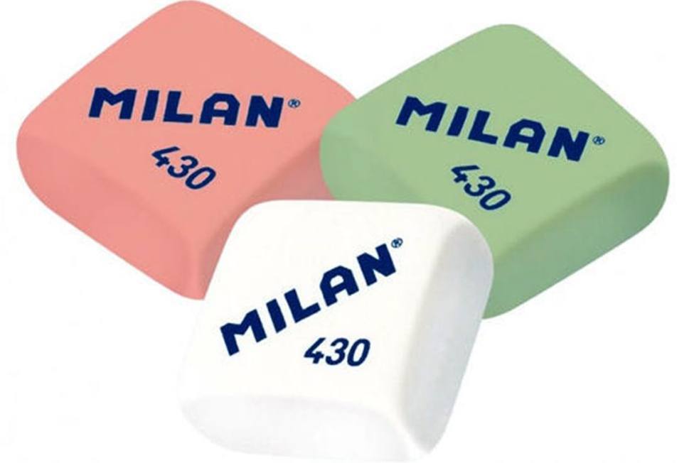 Milan rectifica y seguirá con la fabricación de la goma de borrar verde