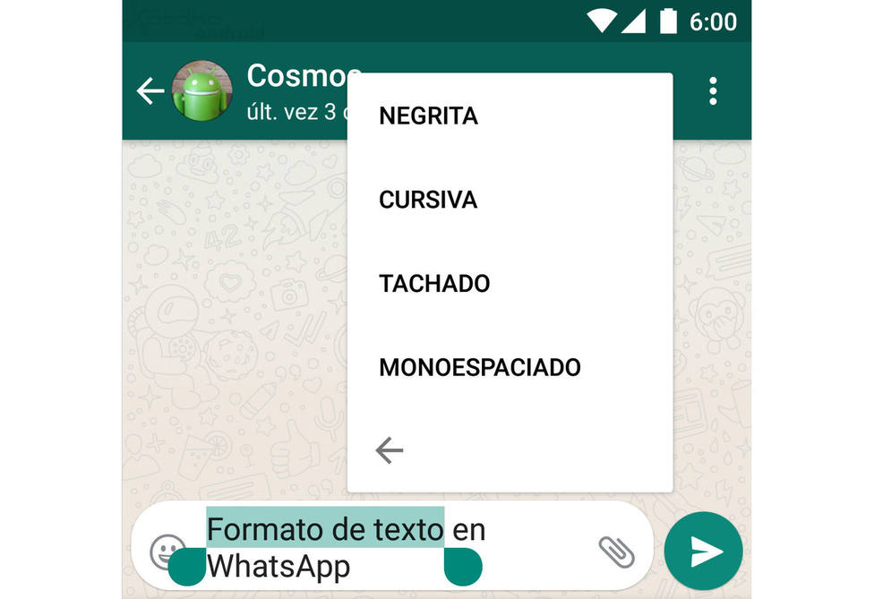 WhatsApp: cómo cambiar el tipo de letra en tus conversaciones