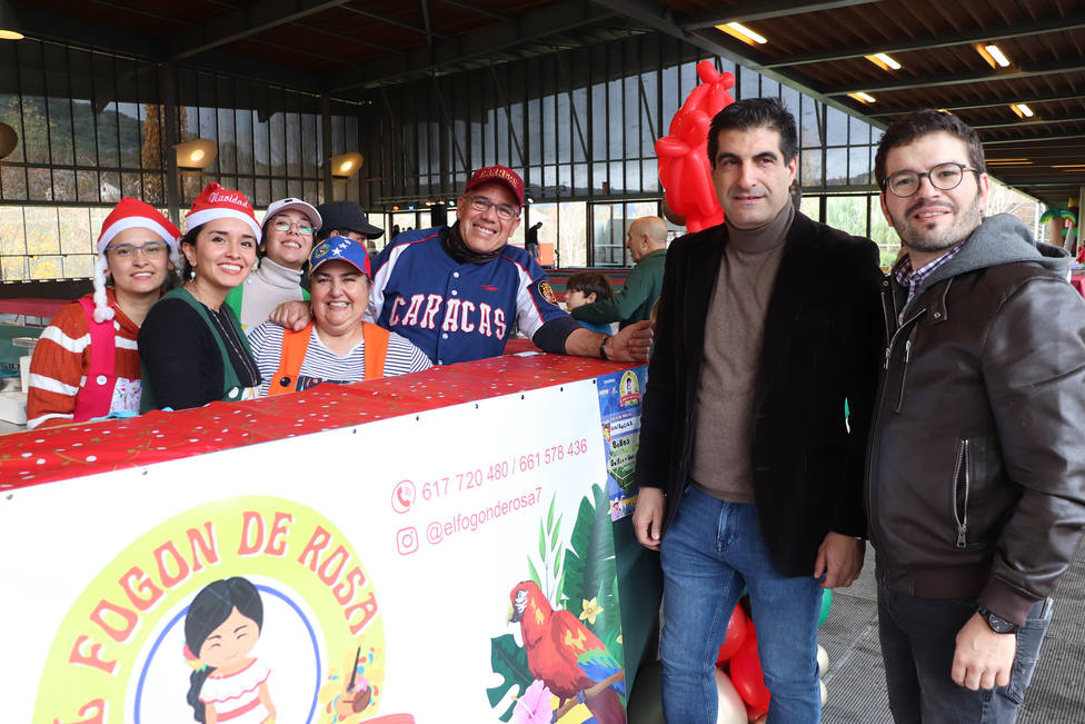 Gabriel Alén participa na I Feira de Nadal organizada pola Federación venezolana de Galicia
