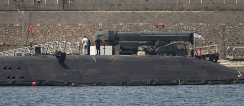 Imagen del submarino de la Royal Navy HMS Ambush. EFE