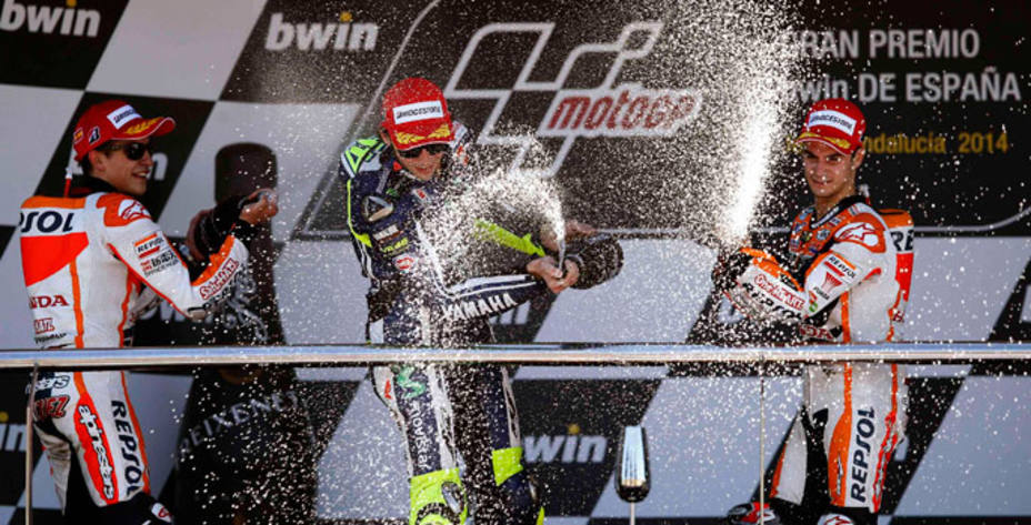Márquez ganó el GP de España de motociclismo. Reuters.