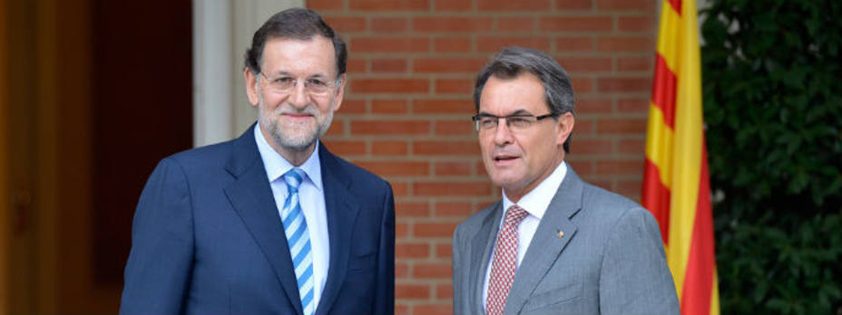 Rajoy y Mas Foto: EFE
