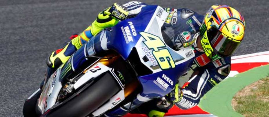 Valentino Rossi ha marcado el mejor tiempo en la jornada de libres (Reuters)
