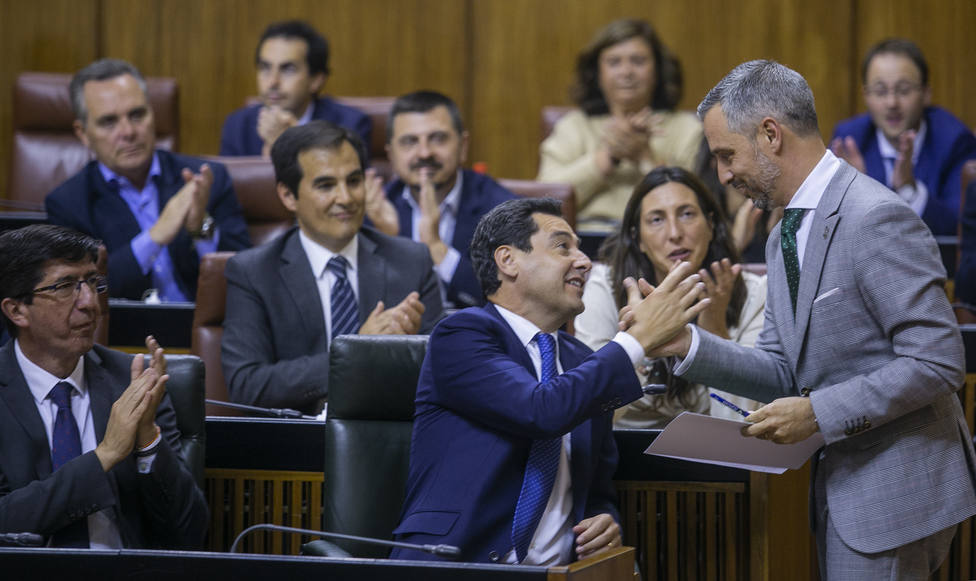 Aprobado el primer presupuesto del Gobierno andaluz de PP-A y Cs, con el apoyo de Vox