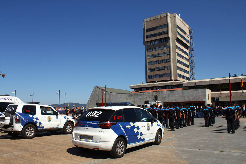 Foto de archivo de agentes de la Policía Local de Vigo