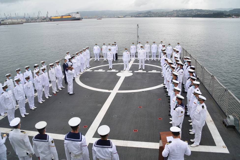 La ceremonia tuvo lugar a bordo del patrullero “Centinela”. FOTO: Armada