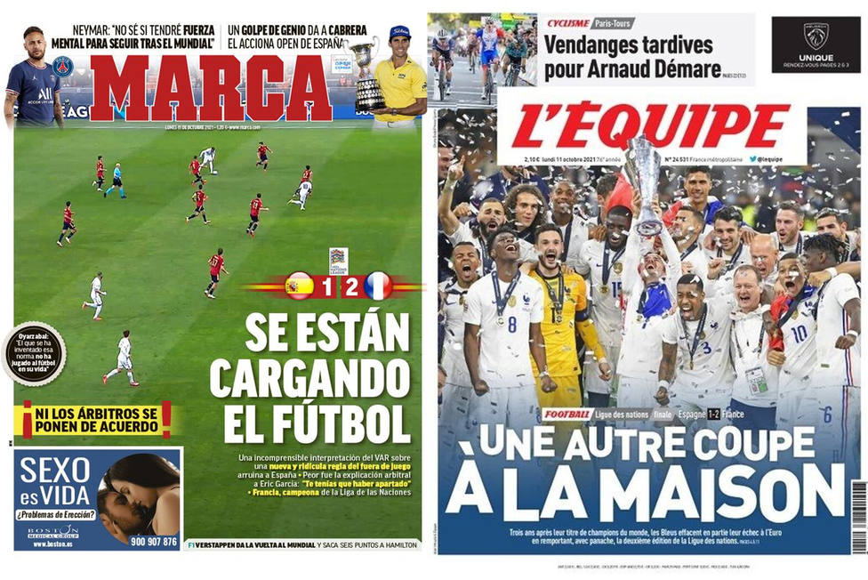 Diversidad de opiniones en la prensa europea con el gol de Mbappé
