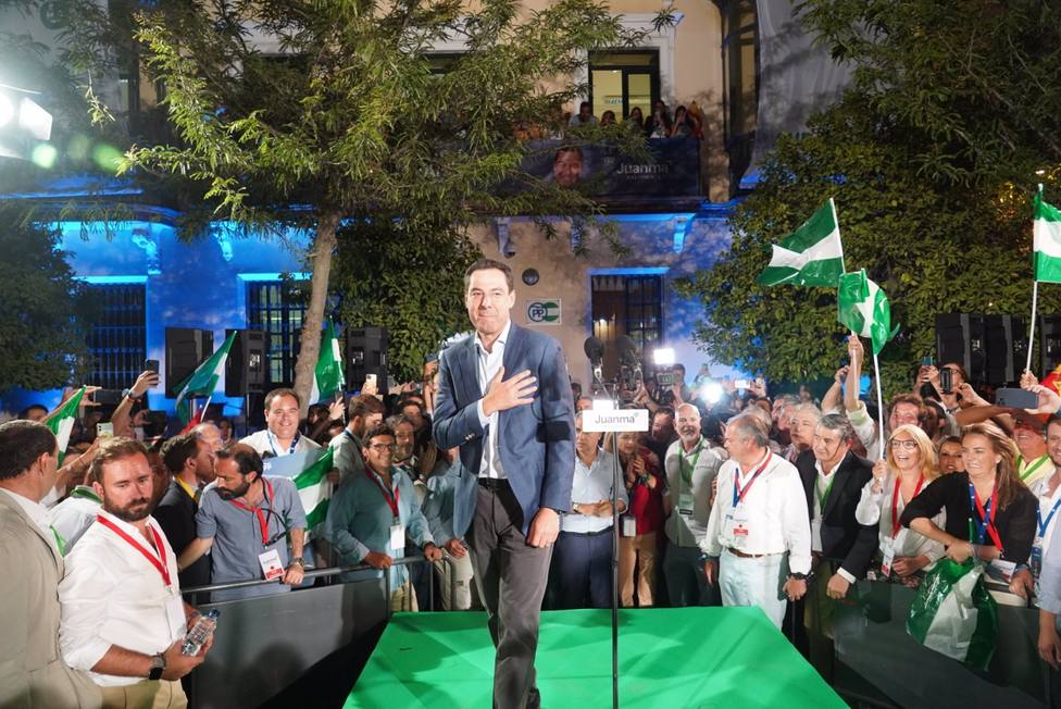 El PP arrasa en Málaga con diez diputados, más del doble que el PSOE y Vox se instala como tercera fuerza