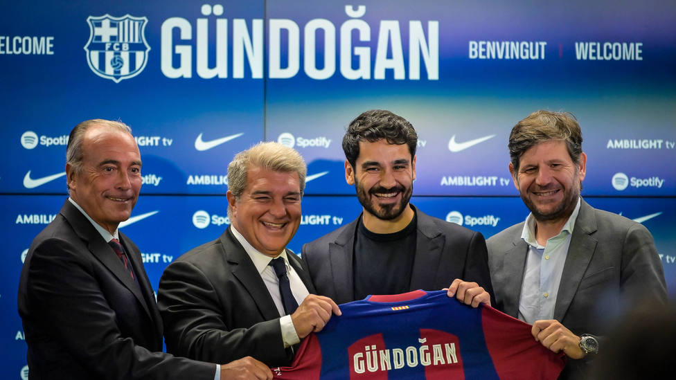 Spanish football La Liga match - Presentation Ilkay Gundogan new player Barcelona FC, Barcelona, Spain