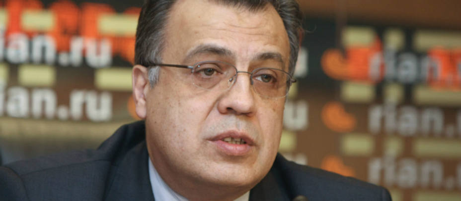 Embajador de Rusia en Turquía, Andrey Karlov. REUTERS