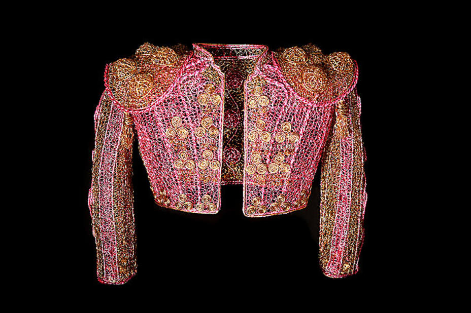Una de las chaquetillas de Jesús de Belén que se expondrán en la Sala Bienvenida de la plaza de Las Ventas