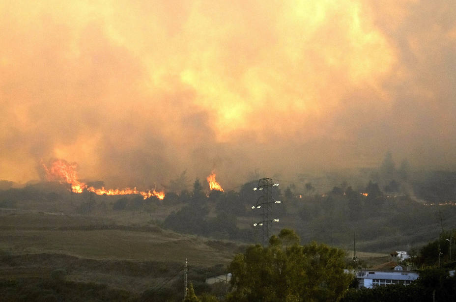 Estabilizado el incendio en Gran Canaria. EFE