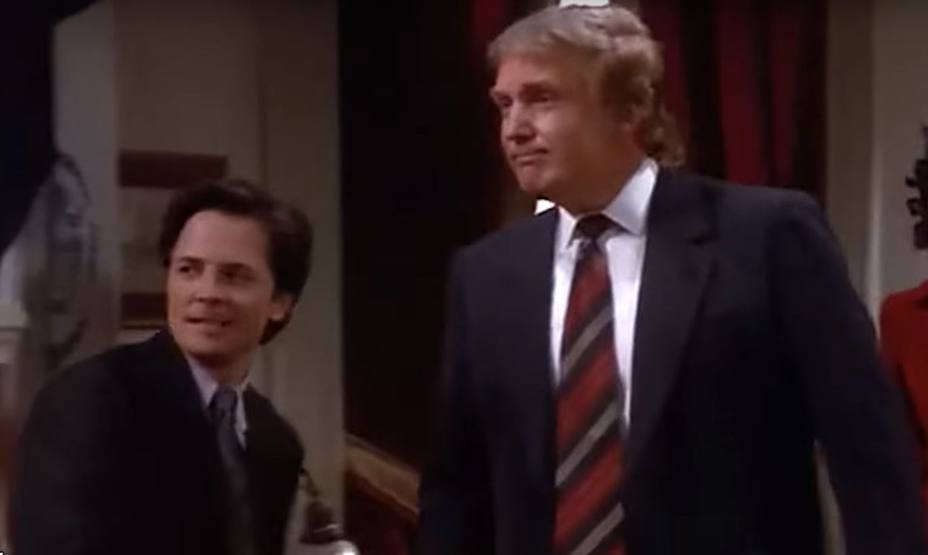 Donald Trump en la película Spin City