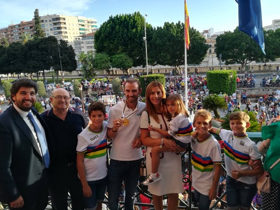 Murcia se vuelca con Alejandro Valverde
