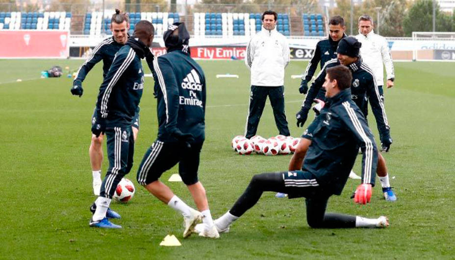 Solari entrenamiento Real Madrid