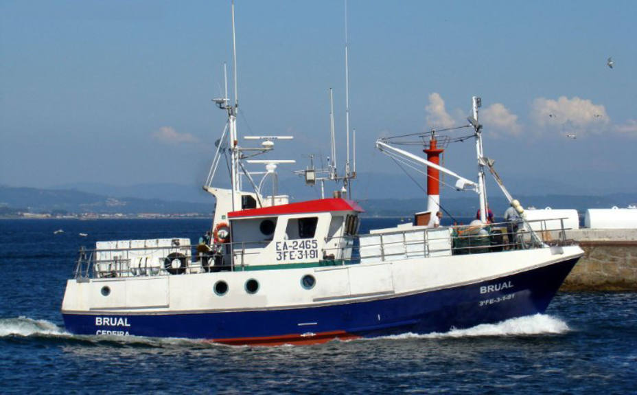 Foto del pesquero Brual, con base en Cedeira