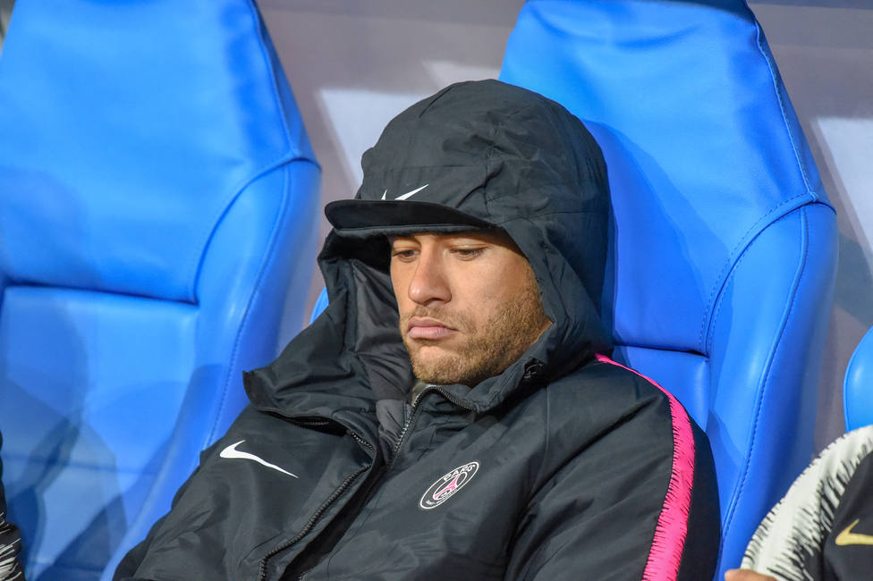 disappointment Neymar of PSG during the French Cup, Final football match between Stade Rennais and Paris Saint-Germain on April 27, 2019 at Stade de France in Saint-Denis near Paris, France - Photo Stephane Valade / DPPI