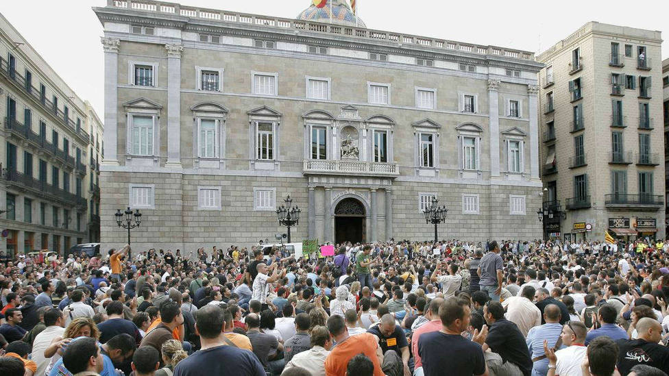 Entidades independentistas llaman a manifestarse tras la inhabilitación de Torra