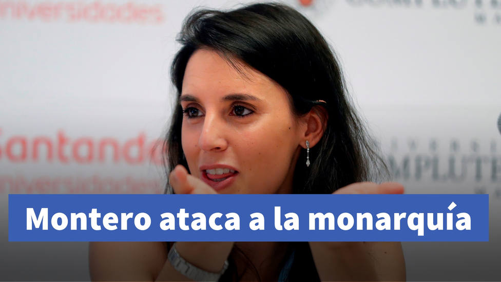 Irene Montero ataca a la monarquía y las redes le responden así: ERE que ERE