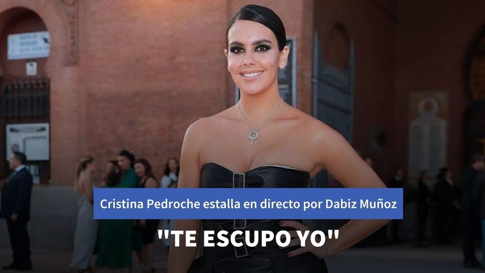 Cristina Pedroche estalla en directo por defender a Dabid Muñoz: Si no te escupe él, te escupo yo