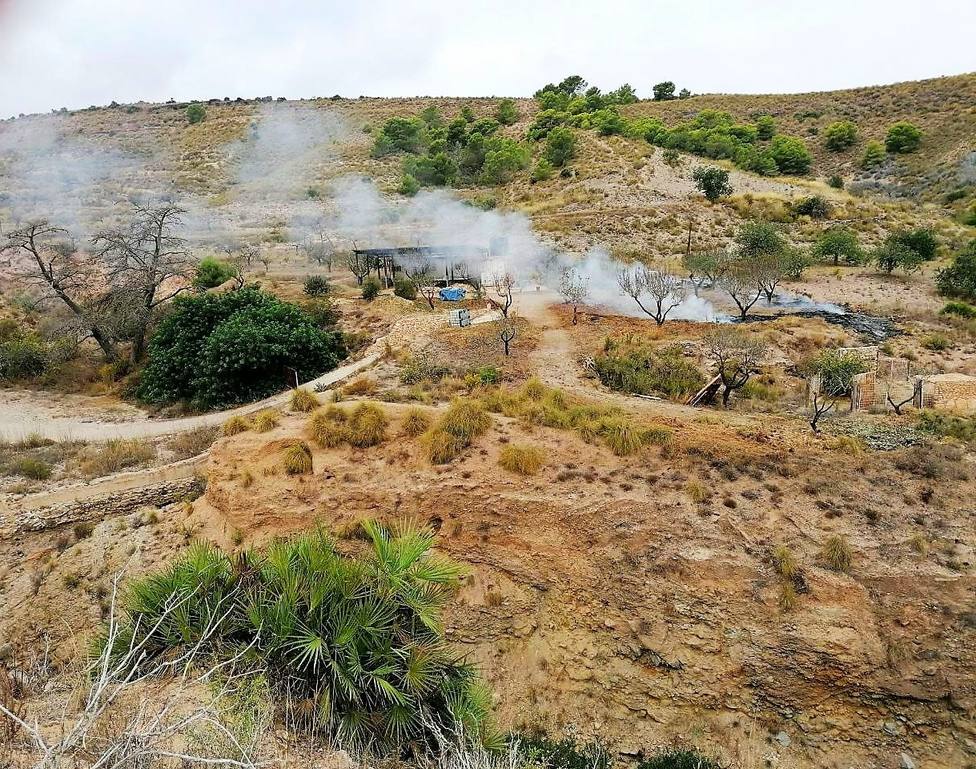 Extinguido un incendio en un paraje de la zona de Galifa