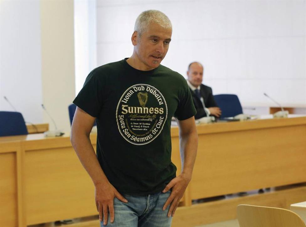 El exdirigente de ETA Javier García Gaztelu, Txapote durante un juicio en la Audiencia Nacional