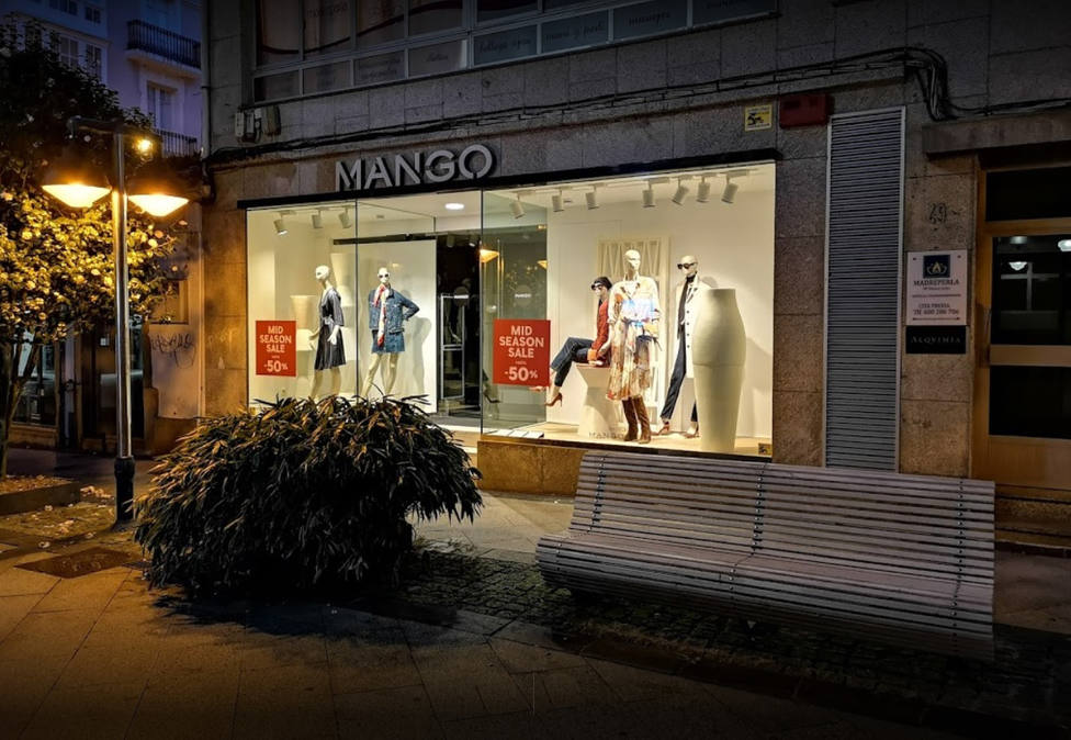 La única tienda de Mango en Ferrol estaba en la callo Dolores, en el barrio de A Magdalena